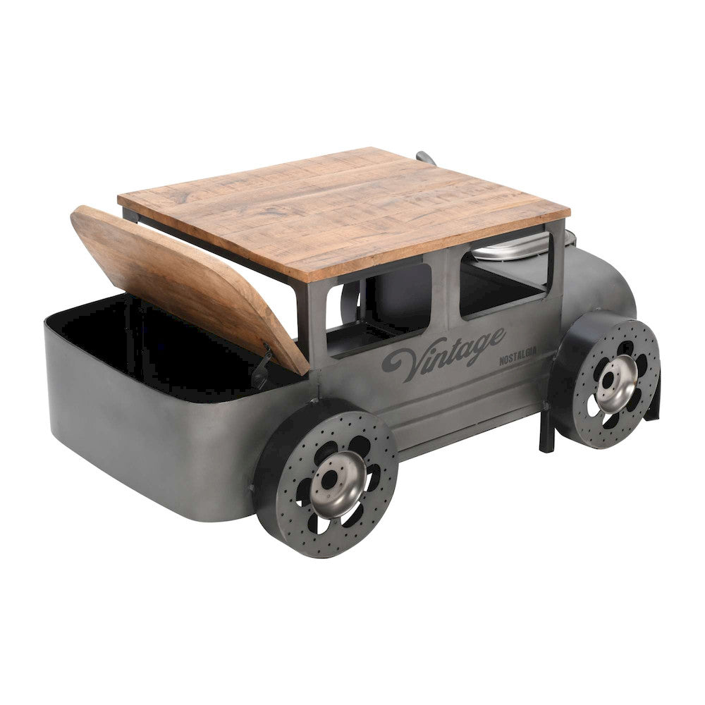 Jofran - Glory Days Roadie 41in Vintage Truck Solid Wood and Metal Unique Coffee Table with Storage - 2323-ROADIE view 5