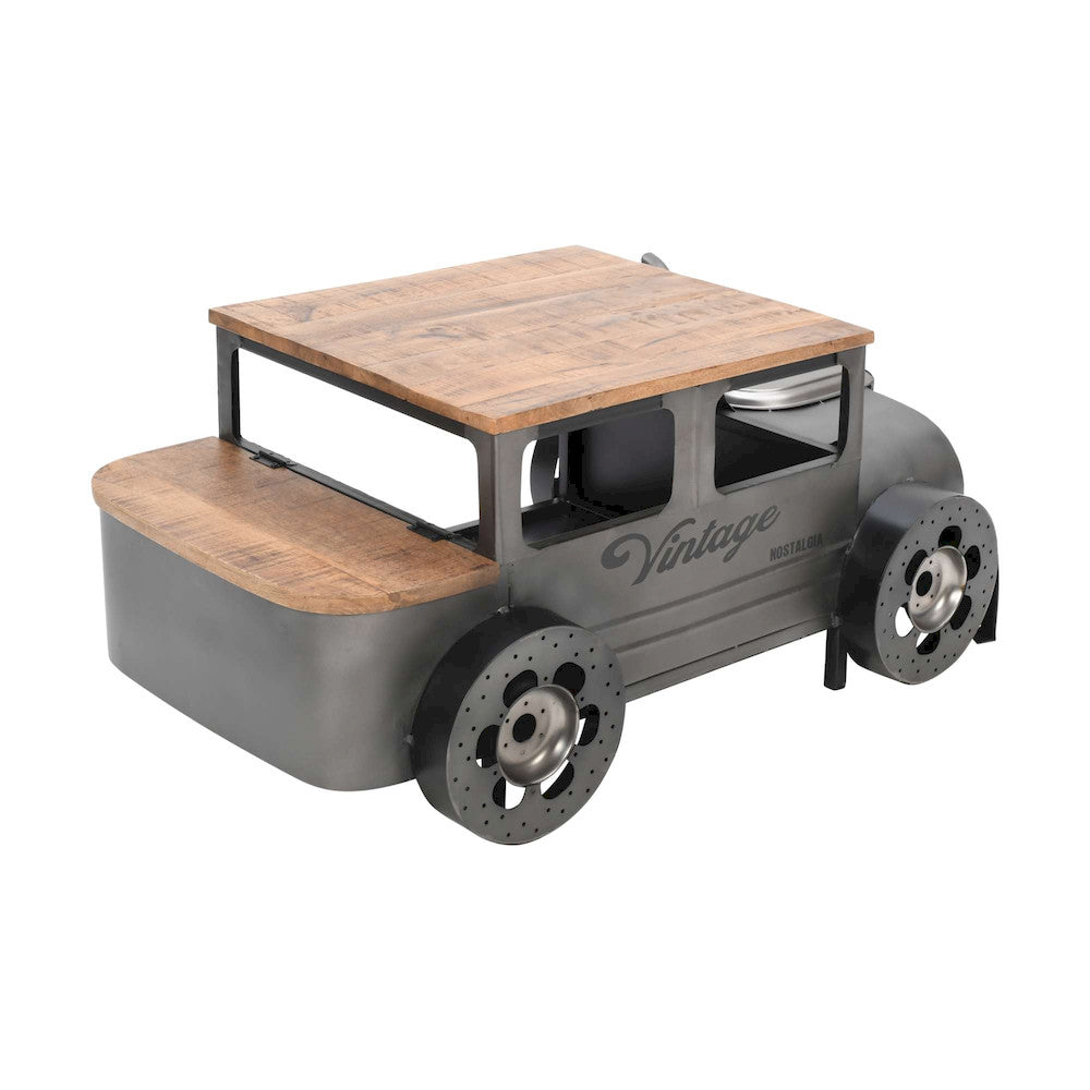 Jofran - Glory Days Roadie 41in Vintage Truck Solid Wood and Metal Unique Coffee Table with Storage - 2323-ROADIE view 10