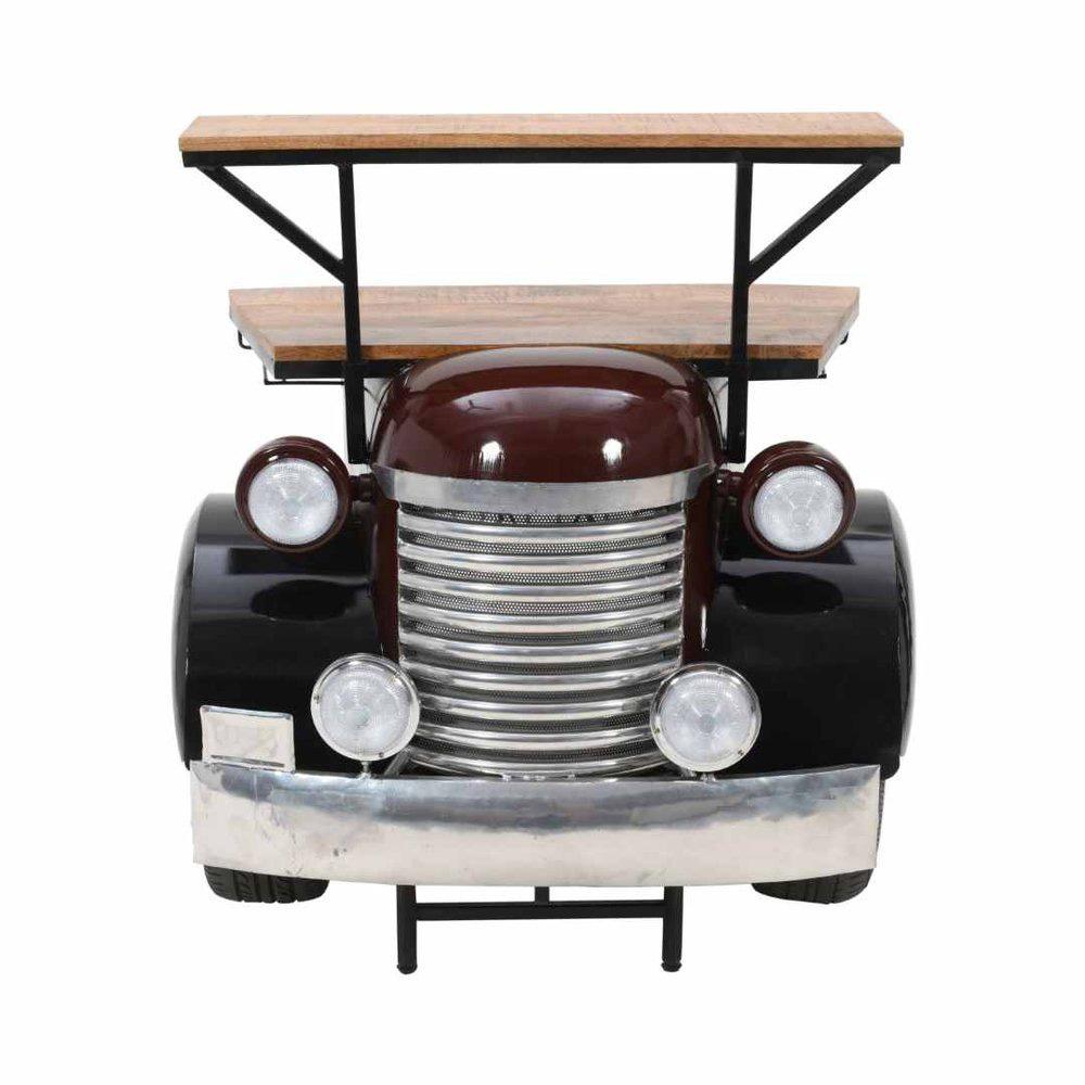 Jofran - Glory Days Woody Vintage Car Console Table Home Bar in Black - 2323-WOODY veiw 1