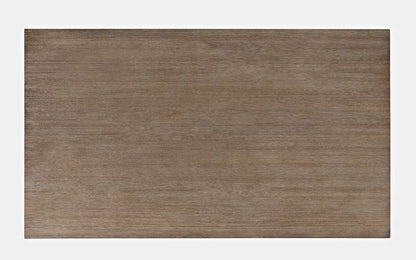 Jofran - Grafton Farms 2 Drawer Coffee Table - Brushed White with brushed brown top - 1978-1 veiw 5