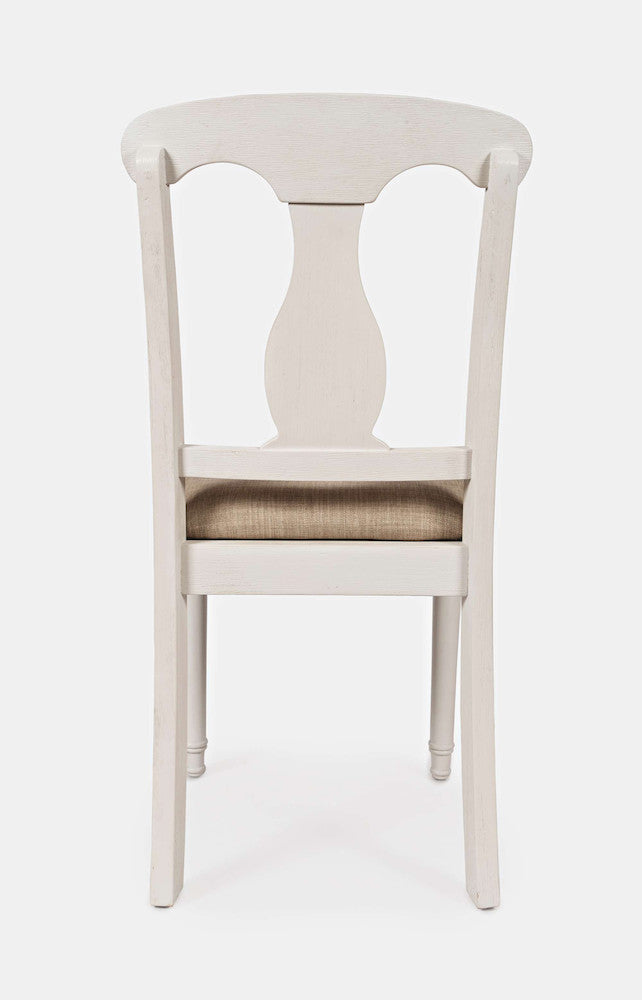 Jofran - Grafton Farms Desk Chair - Brushed White, Cream Fabric - 1978-360KD view 4