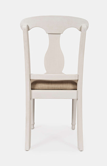 Jofran - Grafton Farms Desk Chair - Brushed White, Cream Fabric - 1978-360KD view 4