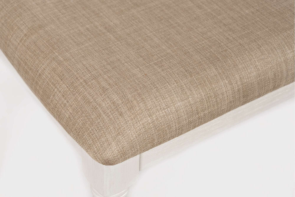 Jofran - Grafton Farms Desk Chair - Brushed White, Cream Fabric - 1978-360KD view 5
