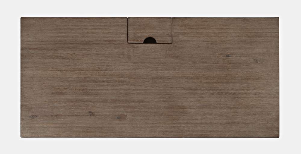 Jofran - Grafton Farms USB Charging Desk - Brushed White with Brushed brown top - 1978-46 veiw 8