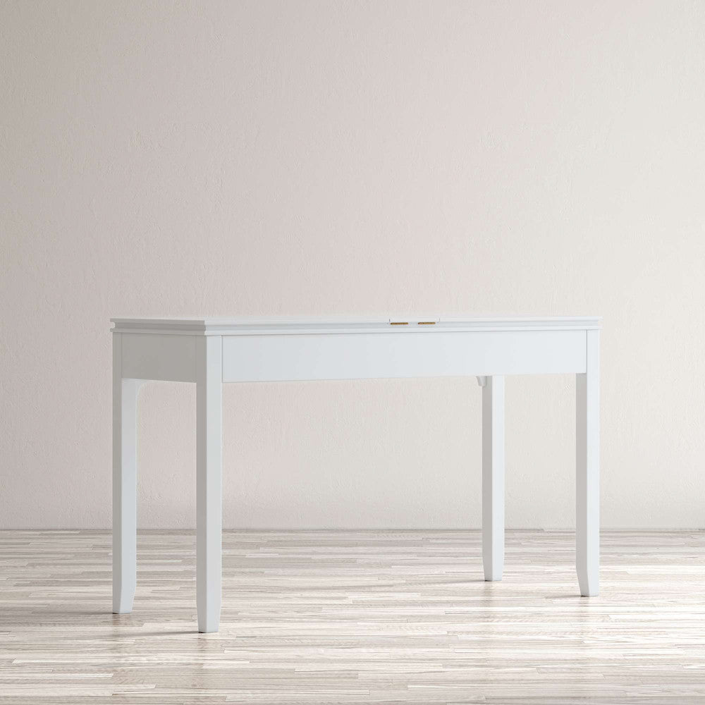 Jofran - Gramercy Chevron Three Drawer USB Charging Desk - Blanc White - 2056-48 view 4