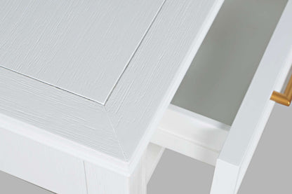 Jofran - Gramercy Chevron Three Drawer USB Charging Desk - Blanc White - 2056-48 view 5