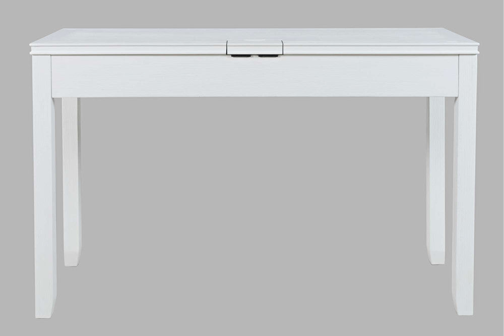 Jofran - Gramercy Chevron Three Drawer USB Charging Desk - Blanc White - 2056-48 view 6