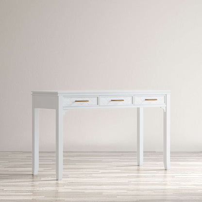 Jofran - Gramercy Chevron Three Drawer USB Charging Desk - Blanc White - 2056-48 view 9