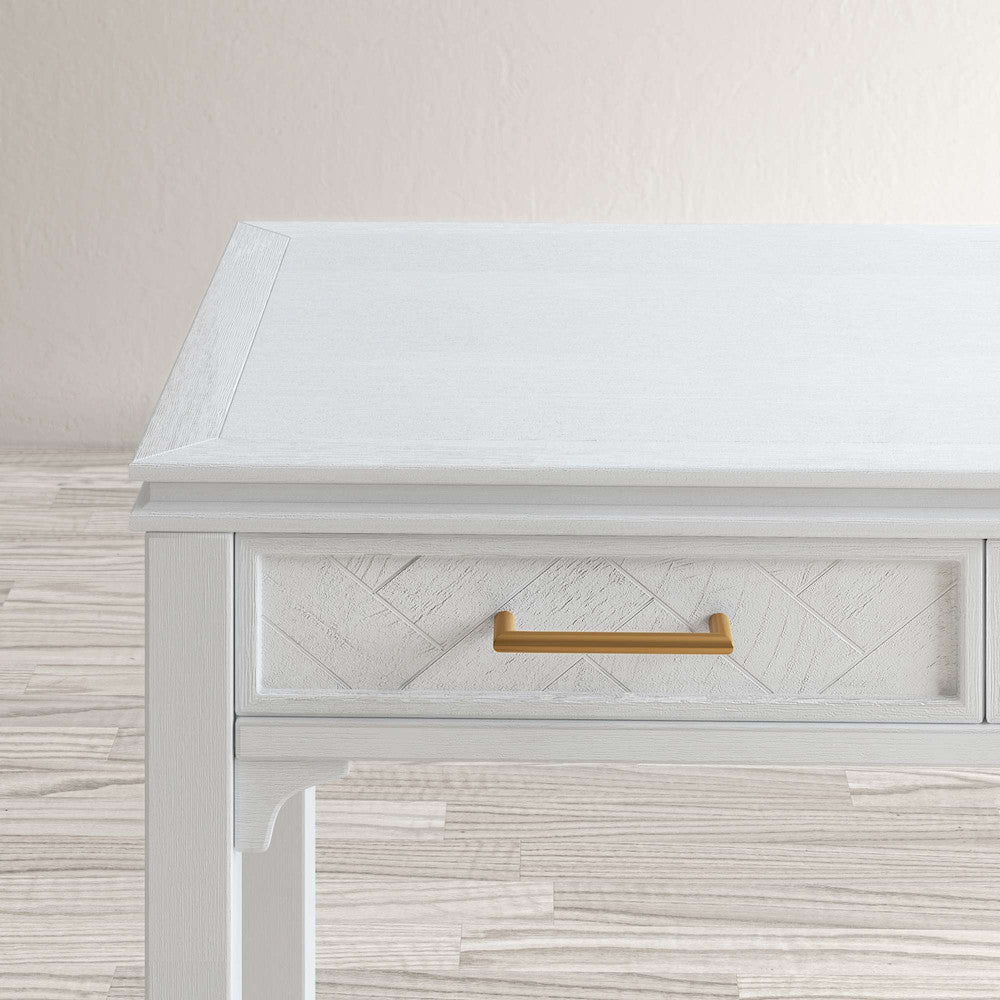 Jofran - Gramercy Chevron Three Drawer USB Charging Desk - Blanc White - 2056-48 view 10