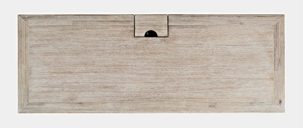Jofran - Gramercy Chevron Three Drawer USB Charging Desk - Grey Wash - 2156-48 view 13