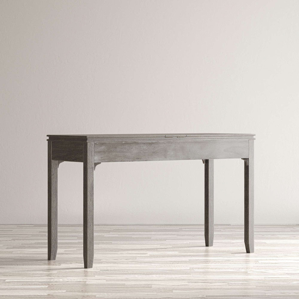 Jofran - Gramercy Chevron Three Drawer USB Charging Desk - Platinum - 1356-48 view 3