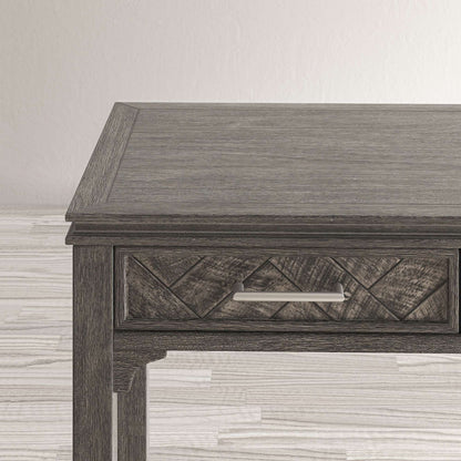 Jofran - Gramercy Chevron Three Drawer USB Charging Desk - Platinum - 1356-48 view 8