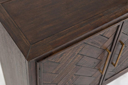 Jofran - Gramercy Dark Chevron 2 Door Accent Cabinet - 1756-40 veiw 4