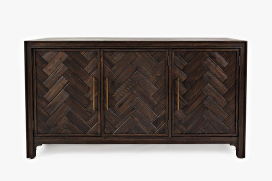Jofran - Gramercy Dark Chevron 3 Door Accent Cabinet - 1756-60 veiw 1