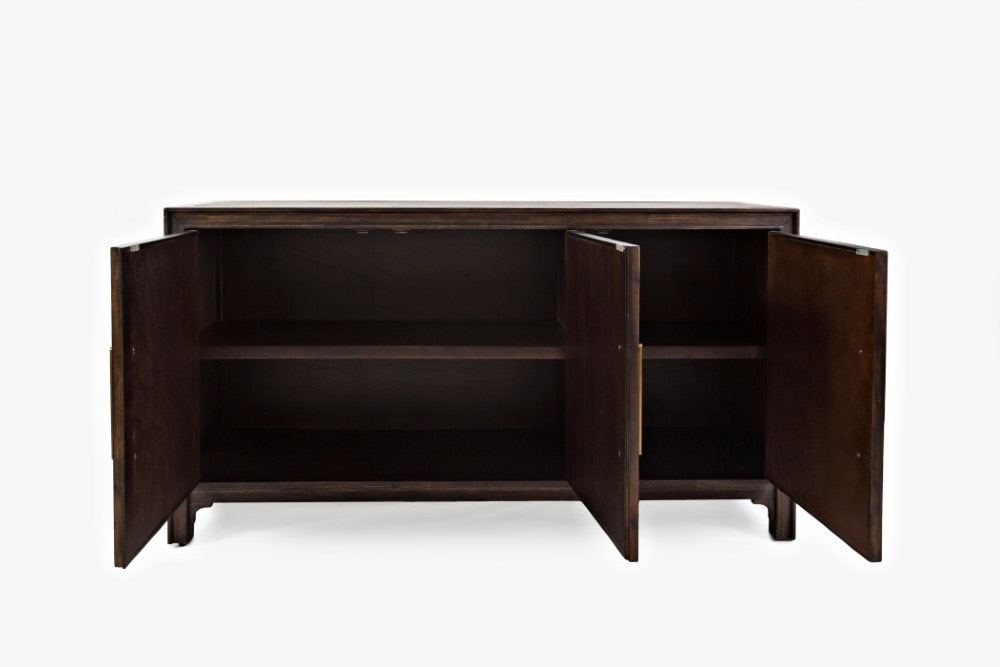 Jofran - Gramercy Dark Chevron 3 Door Accent Cabinet - 1756-60 veiw 3