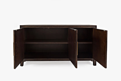 Jofran - Gramercy Dark Chevron 3 Door Accent Cabinet - 1756-60 veiw 3
