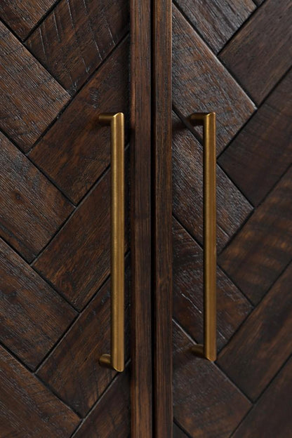 Jofran - Gramercy Dark Chevron 3 Door Accent Cabinet - 1756-60 veiw 5