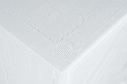 Jofran - Gramercy Mid-Century Modern Chevron Four Door 79in Accent Cabinet - Blanc White - 2056-79 view 6