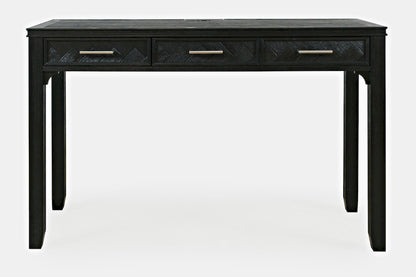 Jofran - Gramercy Mid-Century Modern Chevron Three Drawer USB Charging Desk - 2256-48 view 1