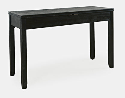 Jofran - Gramercy Mid-Century Modern Chevron Three Drawer USB Charging Desk - 2256-48 view 3