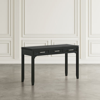 Jofran - Gramercy Mid-Century Modern Chevron Three Drawer USB Charging Desk - 2256-48 view 6