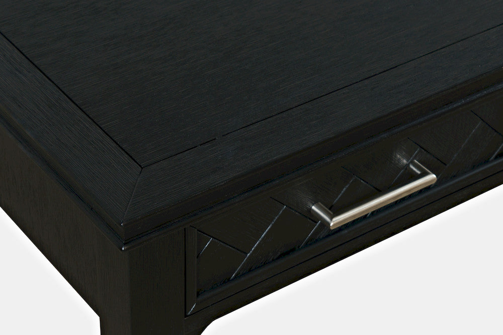 Jofran - Gramercy Mid-Century Modern Chevron Three Drawer USB Charging Desk - 2256-48 view 8