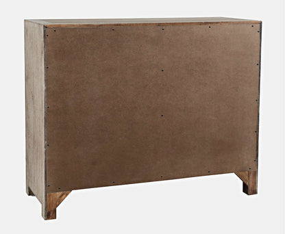 Jofran - Gramercy Mid-Century Modern Chevron Two Door Accent Chest - Grey Wash - 2156-40 view 4