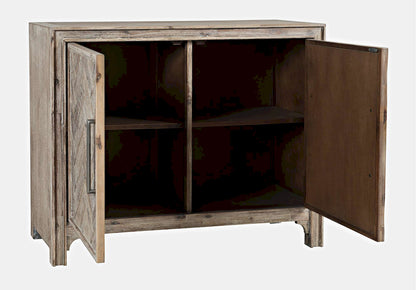 Jofran - Gramercy Mid-Century Modern Chevron Two Door Accent Chest - Grey Wash - 2156-40 view 7