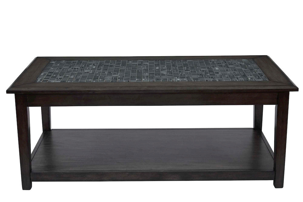 Jofran - Grey Mosaic Cocktail Table in Castered - 1798-1 view 1