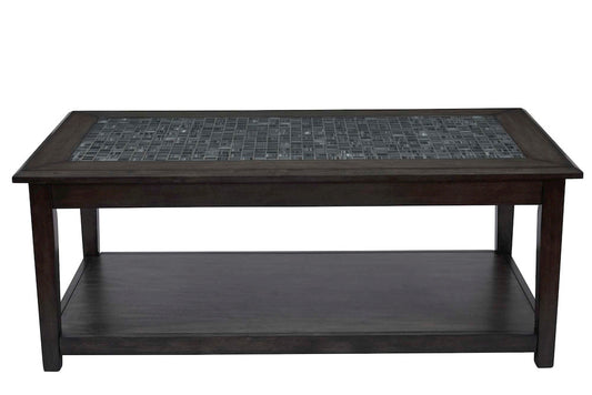 Jofran - Grey Mosaic Cocktail Table in Castered - 1798-1 view 1