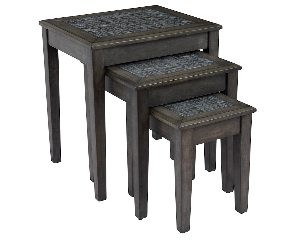 Jofran - Grey Mosaic Nestwing Tables in (Set of 3) - 1798-7 view 1