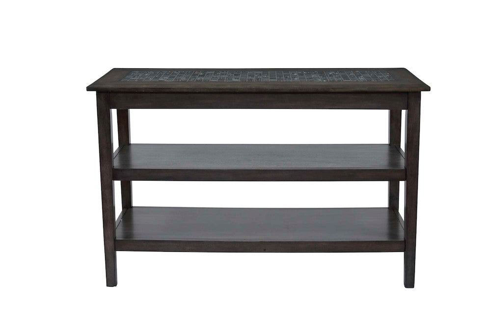 Jofran - Grey Mosaic Sofa/Media Table - 1798-4 view 1