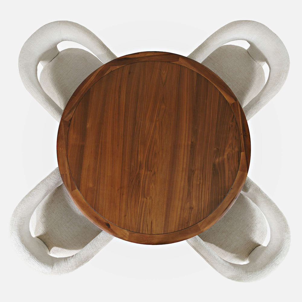 Jofran - Gwen Luxury Mid-Century Modern Five Piece Dining Set with Upholstered Chairs, Natural - 2271-NASHD-4NAT view 11