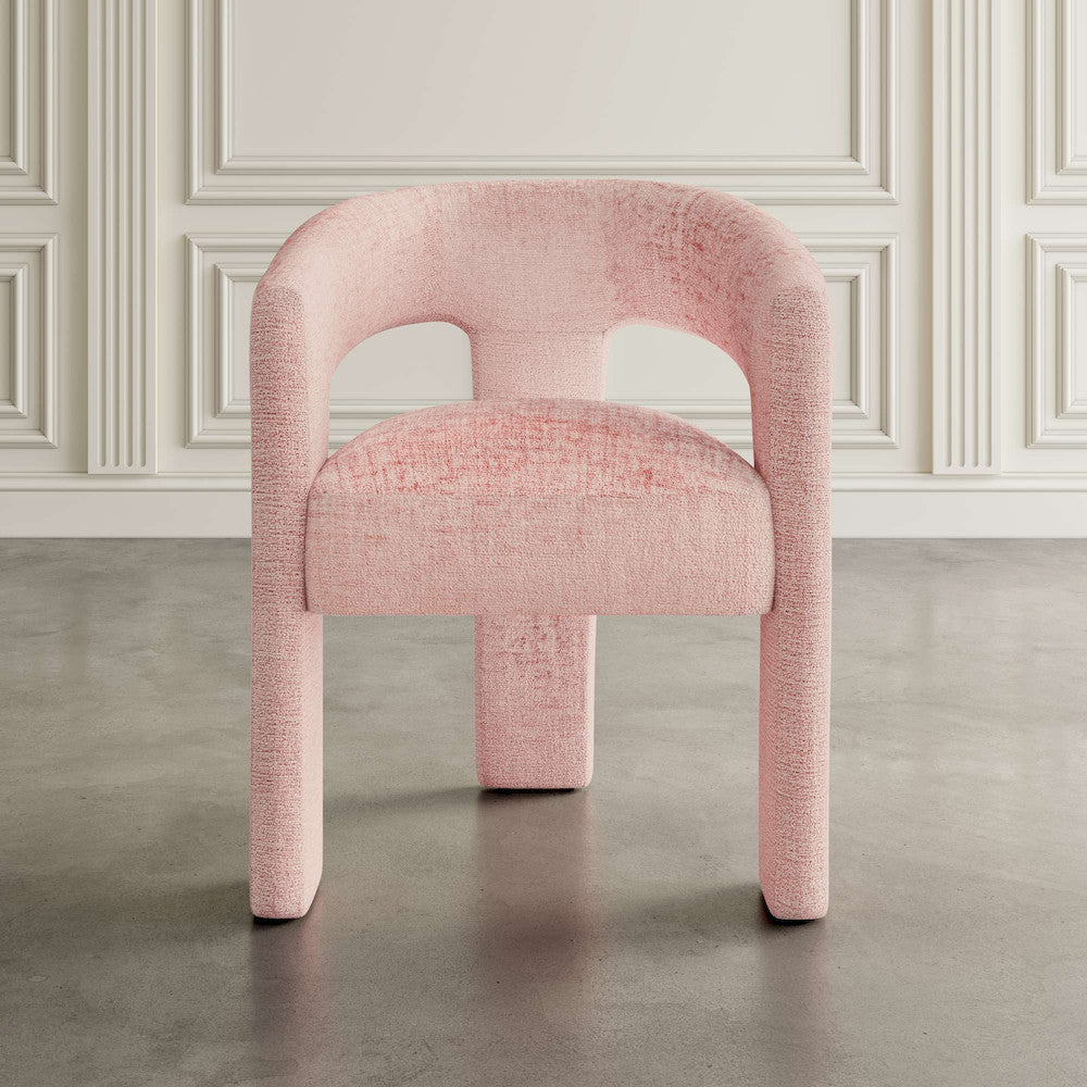 Jofran - Gwen Luxury Mid-Century Modern Five Piece Dining Set with Upholstered Chairs, Pink - 2271-NASHD-4PNK view 6