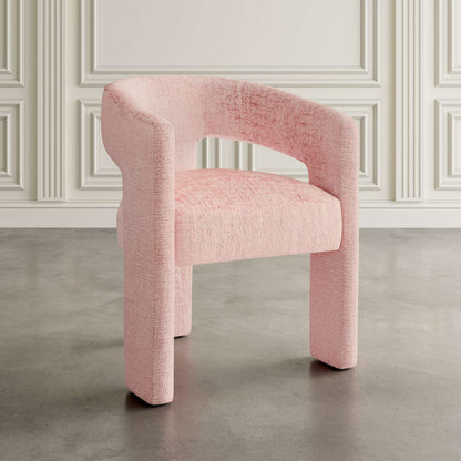Jofran - Gwen Luxury Mid-Century Modern Five Piece Dining Set with Upholstered Chairs, Pink - 2271-NASHD-4PNK view 7