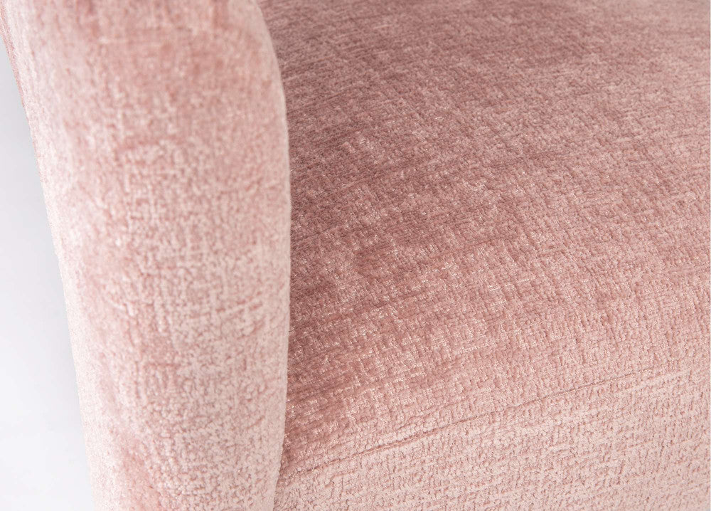 Jofran - Gwen Modern Luxury Jacquard Fabric Upholstered Sculpture Armchair, Pink - 2271-GWENCHPNK view 7