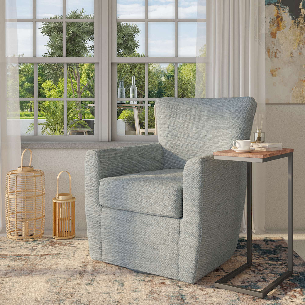 Jofran - Harper Classic Traditional Swivel Accent Chair - HARPER-SW-CLOUD view 4
