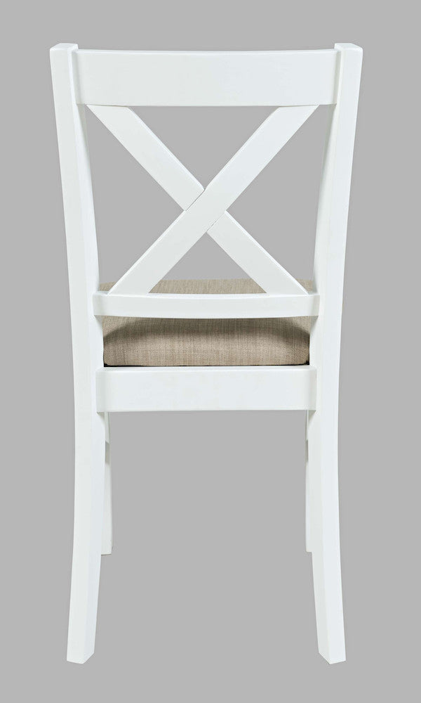 Jofran - Hobson X-Back Desk Chair - White - 2025-340WHKD view 4