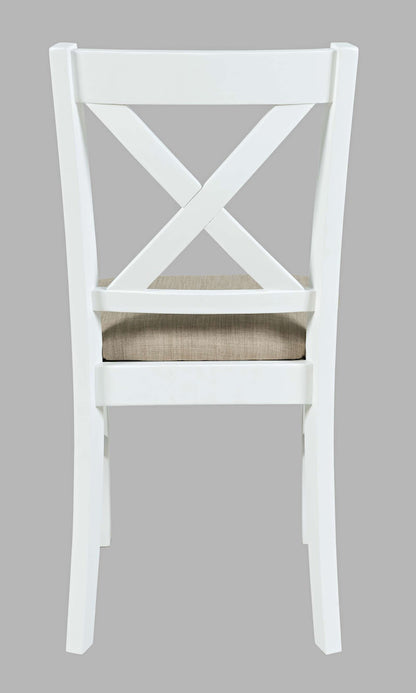 Jofran - Hobson X-Back Desk Chair - White - 2025-340WHKD view 4