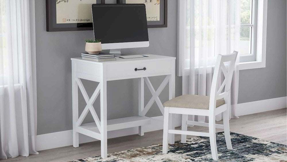 Jofran - Hobson X-Back Desk Chair - White - 2025-340WHKD view 6