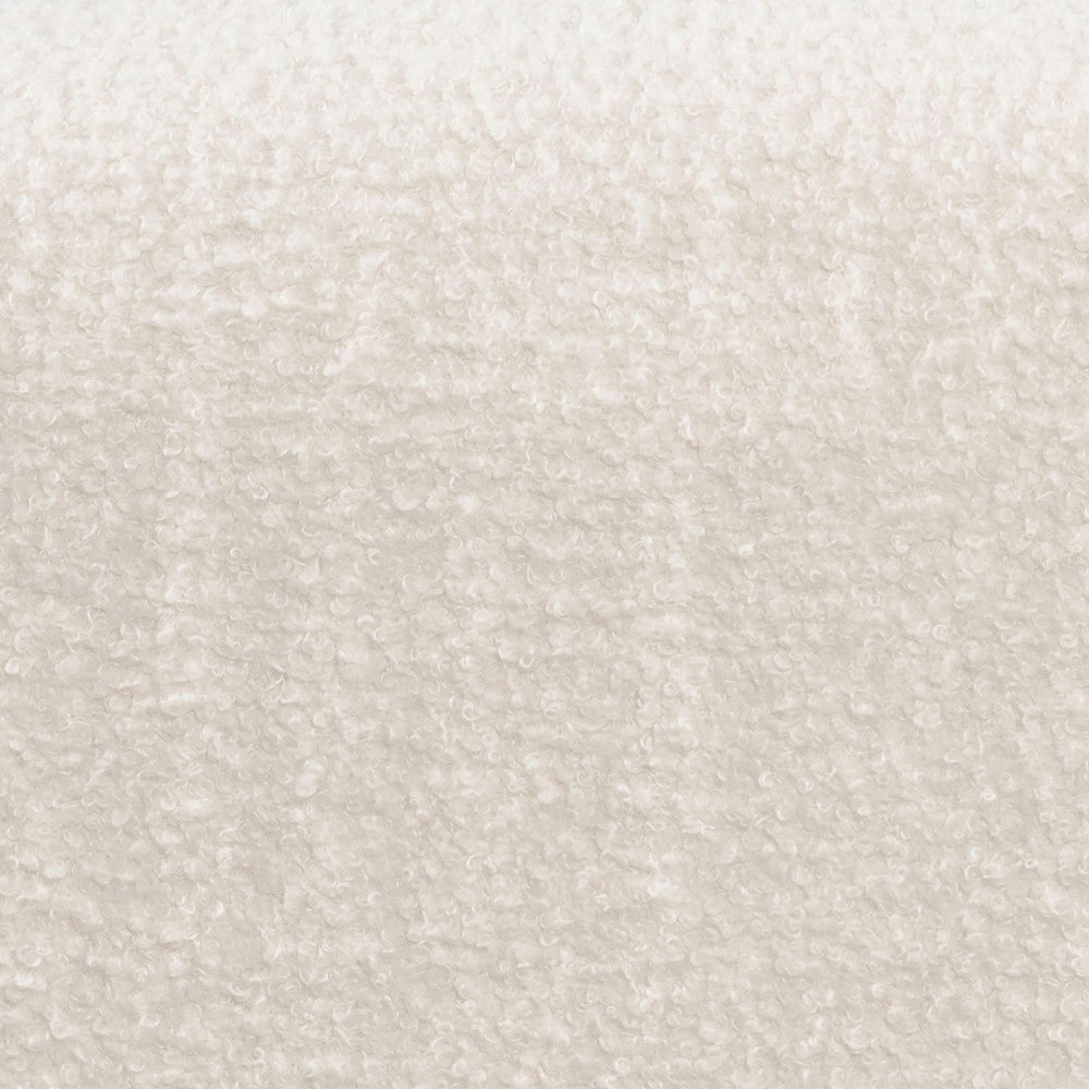Jofran - Hudson 48in Modern Luxury Ivory Boucle Upholstered Sliding Ottoman with Caster Wheels and Coffee Table Top - 2376-48 view 4