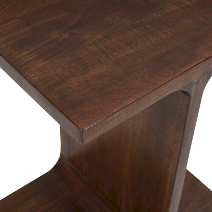 Jofran - Idiom Solid Wood Modern Accent End I-Table in Walnut - 2330-IDIOMDW view 3