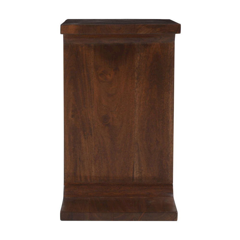 Jofran - Idiom Solid Wood Modern Accent End I-Table in Walnut - 2330-IDIOMDW view 4