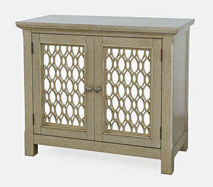 Jofran - Isabella 38in Luxury Mirrored Accent Storage Cabinet, Champagne - 2250-38KD view 3