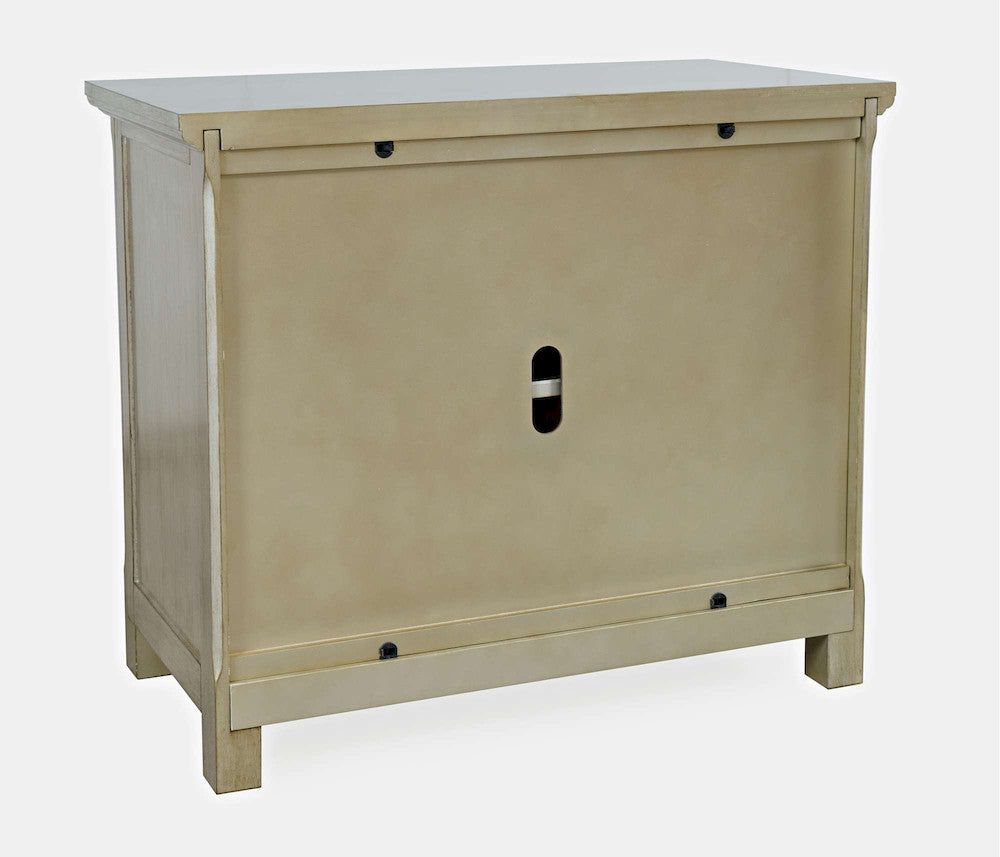 Jofran - Isabella 38in Luxury Mirrored Accent Storage Cabinet, Champagne - 2250-38KD view 4