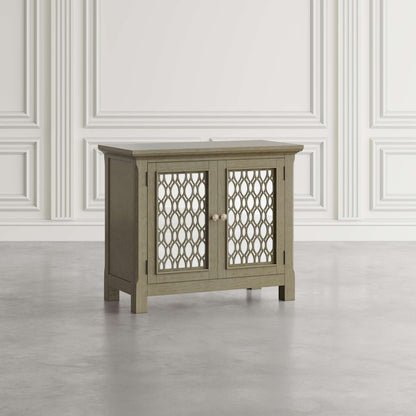 Jofran - Isabella 38in Luxury Mirrored Accent Storage Cabinet, Champagne - 2250-38KD view 7