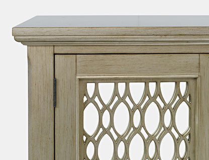Jofran - Isabella 38in Luxury Mirrored Accent Storage Cabinet, Champagne - 2250-38KD view 8
