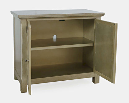 Jofran - Isabella 38in Luxury Mirrored Accent Storage Cabinet, Champagne - 2250-38KD view 10