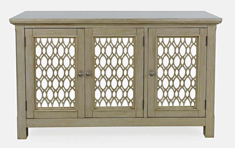 Jofran - Isabella 54in Luxury Mirrored Accent Storage Cabinet, Champagne - 2250-54KD view 1