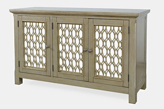 Jofran - Isabella 54in Luxury Mirrored Accent Storage Cabinet, Champagne - 2250-54KD view 2